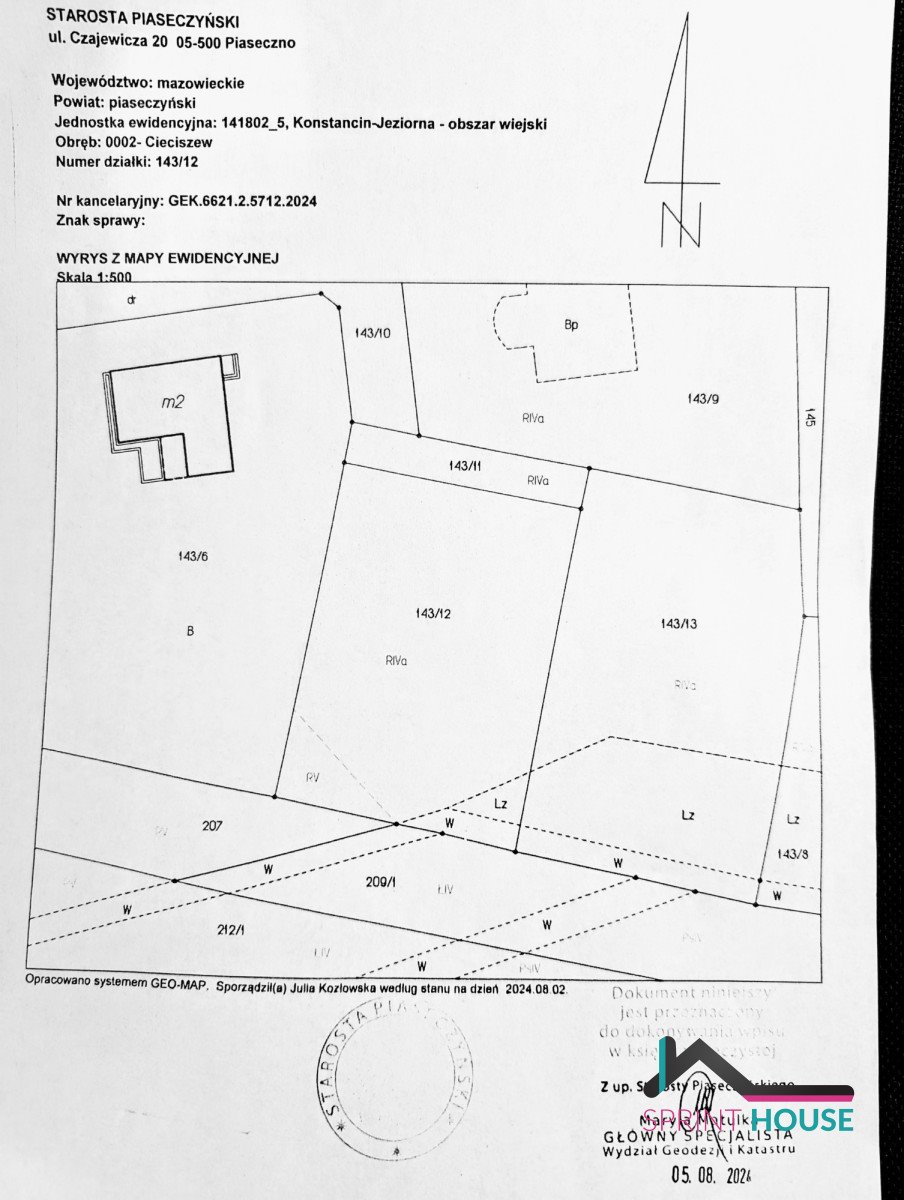 Działka budowlana na sprzedaż Cieciszew  1 230m2 Foto 12