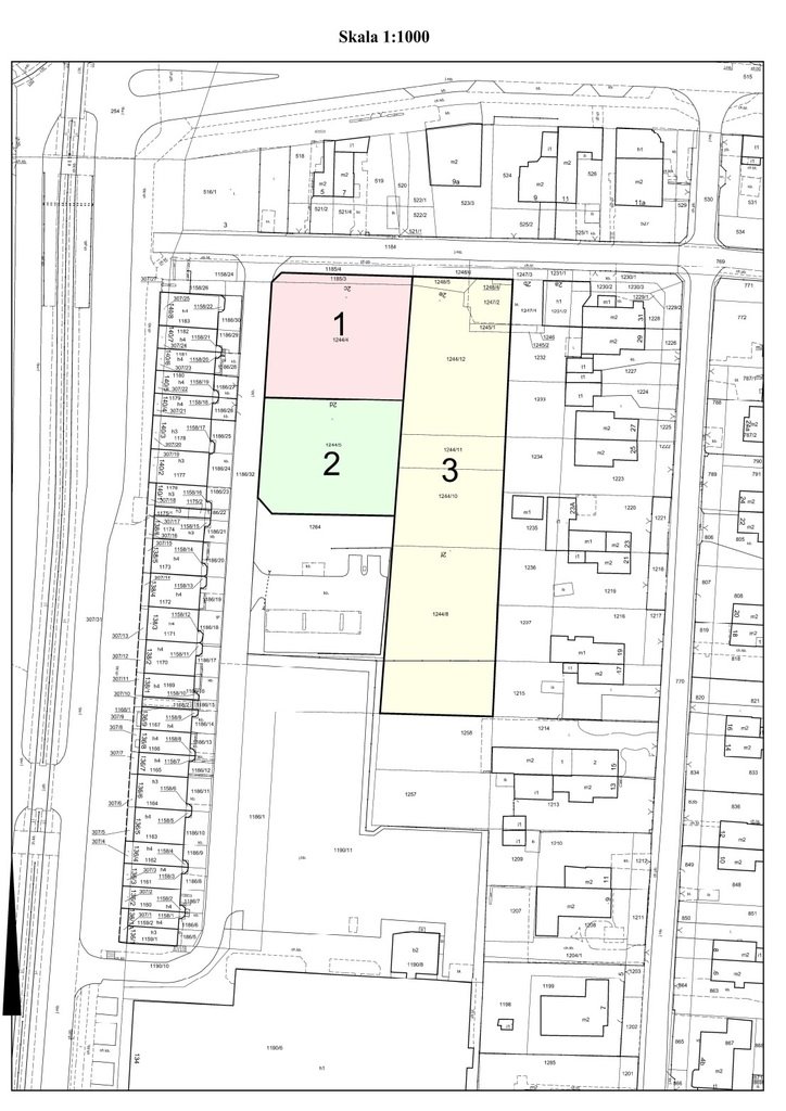 Działka na sprzedaż w Elblągu, 1244 m², atrakcyjna okolica Elbląg, Wiślicka  1 244m2 Foto 1