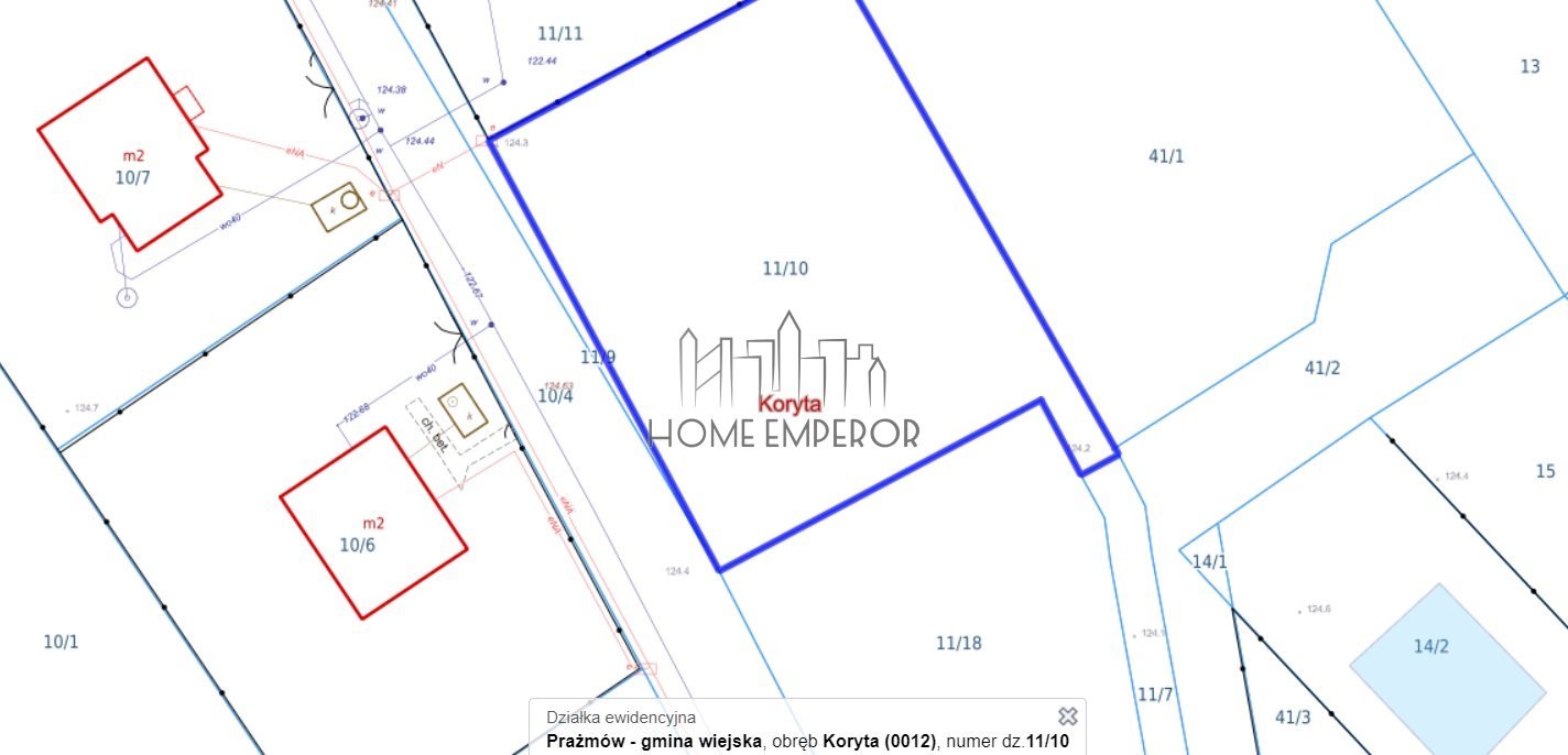 Działka budowlana na sprzedaż Koryta, Północna  1 000m2 Foto 5