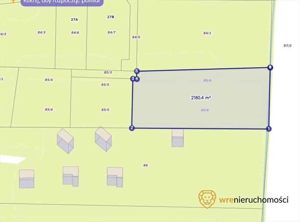 Działka budowlana na sprzedaż Giebułtów, Augustów  2 180m2 Foto 1