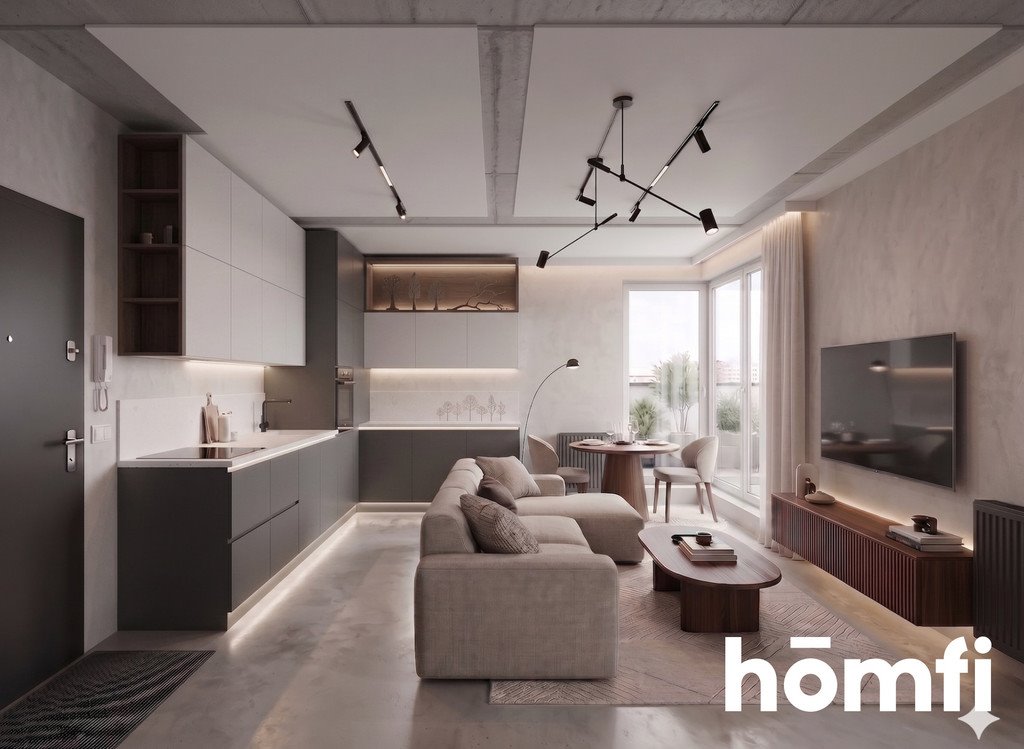 Komfortowy 36 m2 apartament z tarasem i widokiem na rzekę Kraków, Podgórze, Rydlówka  36m2 Foto 1
