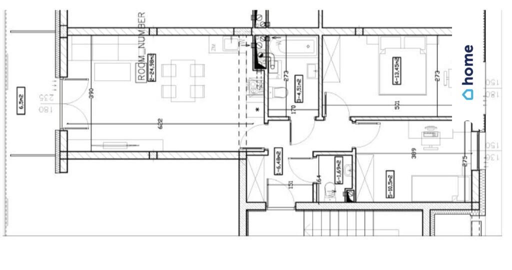 Na sprzedaż przestronne 3-pokojowe mieszkanie 61,61 m² w Rzeszowie Rzeszów, Kornela Makuszyńskiego  62m2 Foto 1