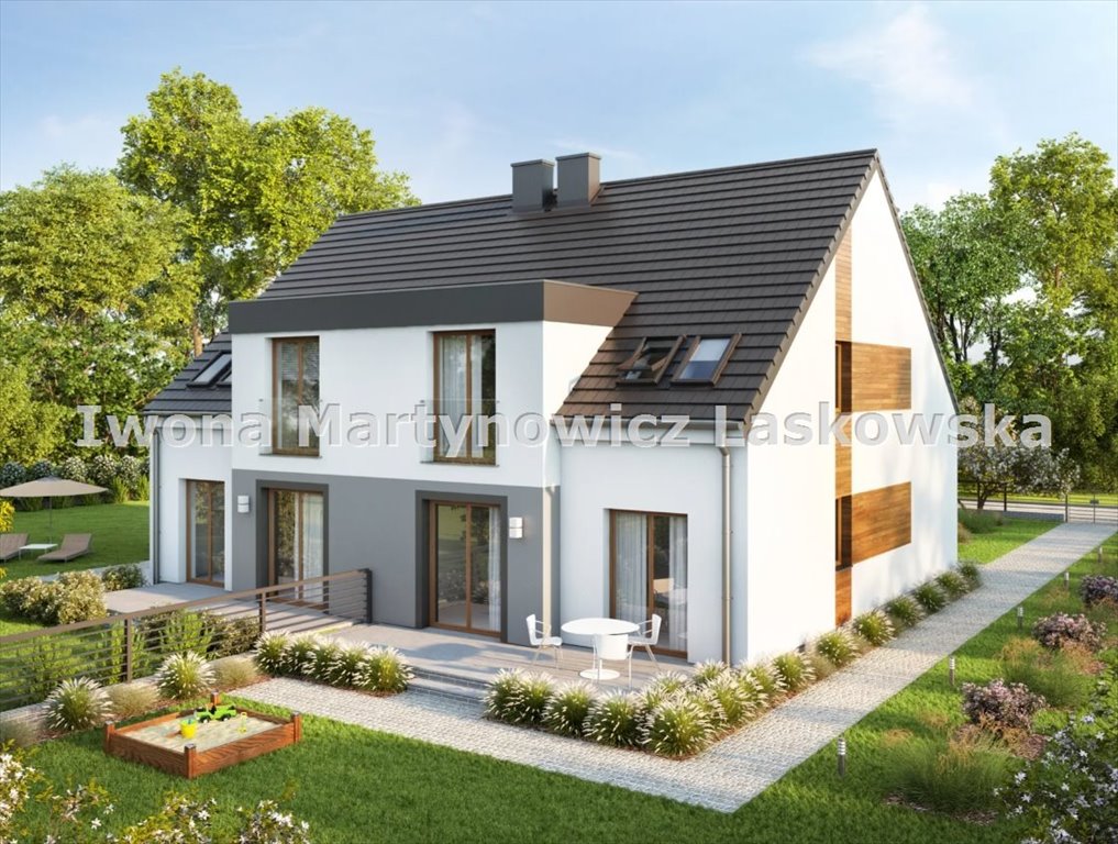 Do sprzedania nowoczesny dom bliźniak 127 m² z pompą ciepła: Ścinawa