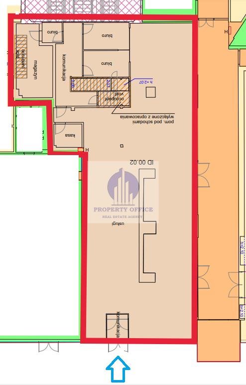 Lokal użytkowy na wynajem Warszawa, Śródmieście, Chałubińskiego  448m2 Foto 2