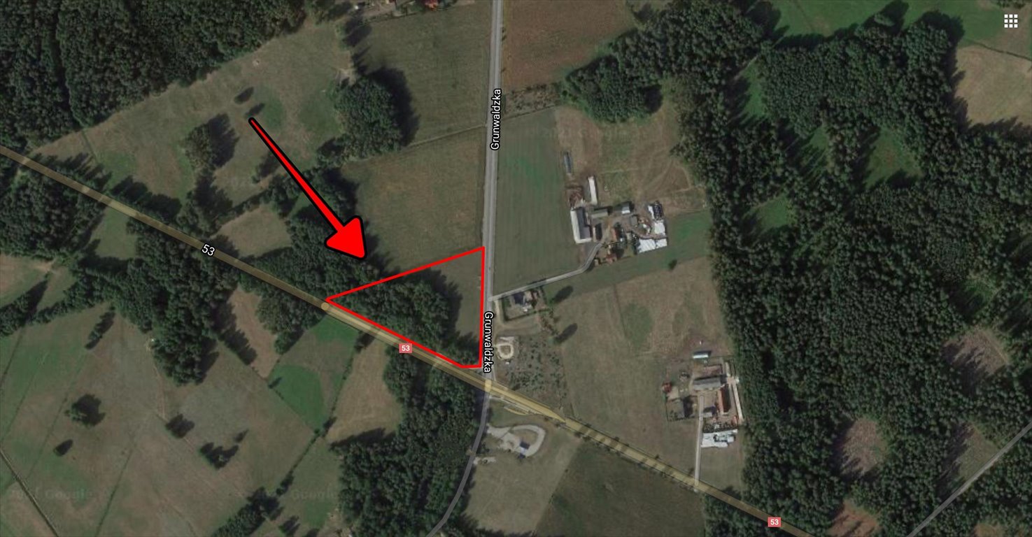 Do sprzedania działka usługowa 9 493 m² przy drodze krajowej Świętajno  9 493m2 Foto 1