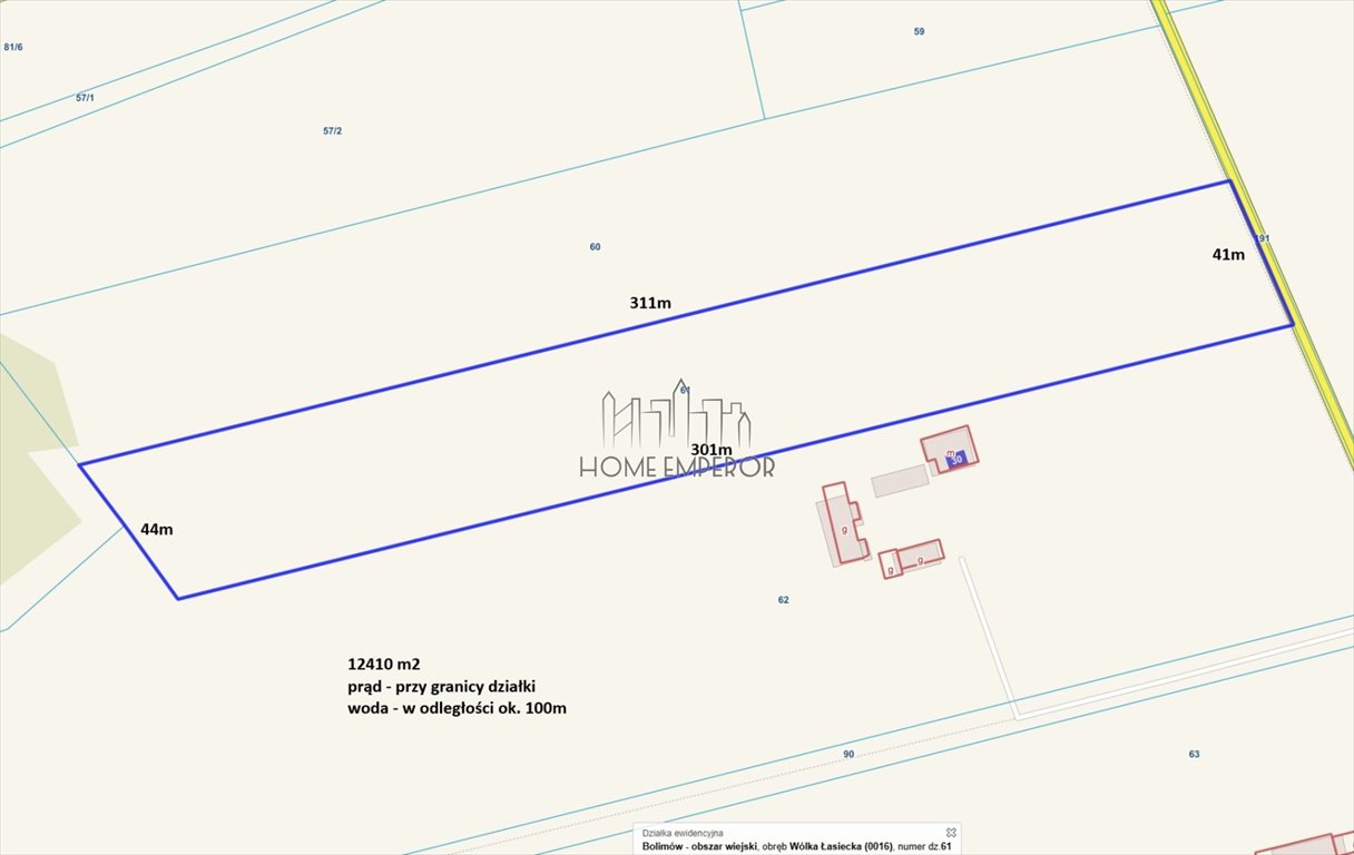 Działka budowlana na sprzedaż Wólka Łasiecka  12 410m2 Foto 1