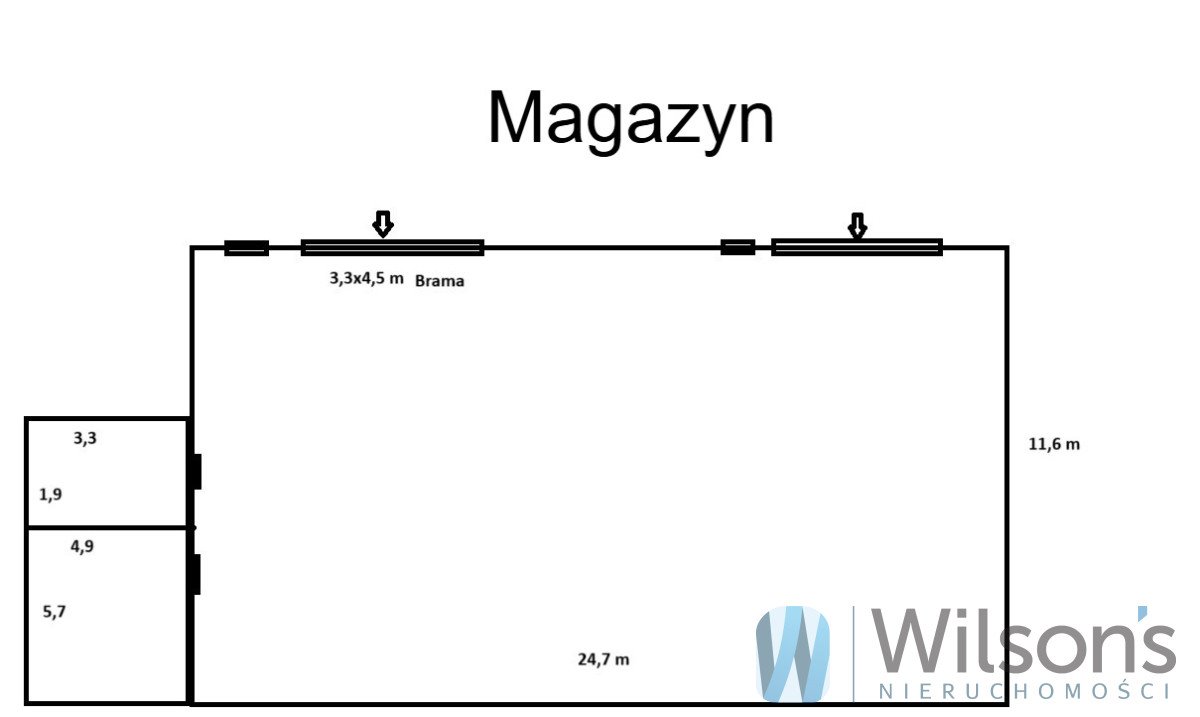 Magazyn na wynajem Podolszyn Nowy  370m2 Foto 12