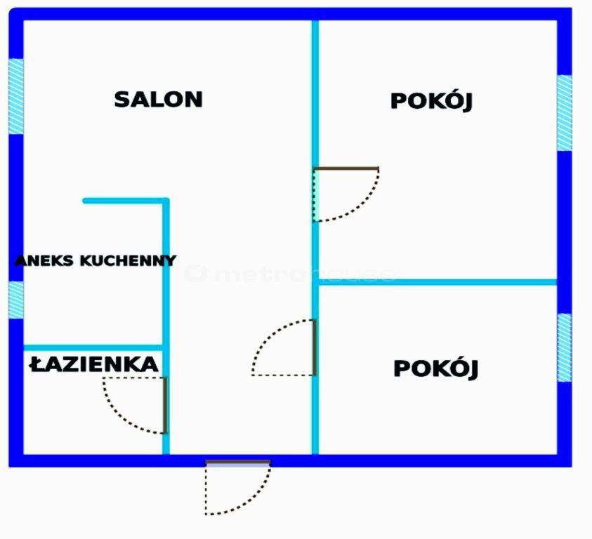 Mieszkanie trzypokojowe na sprzedaż Skarżysko-Kamienna  46m2 Foto 13