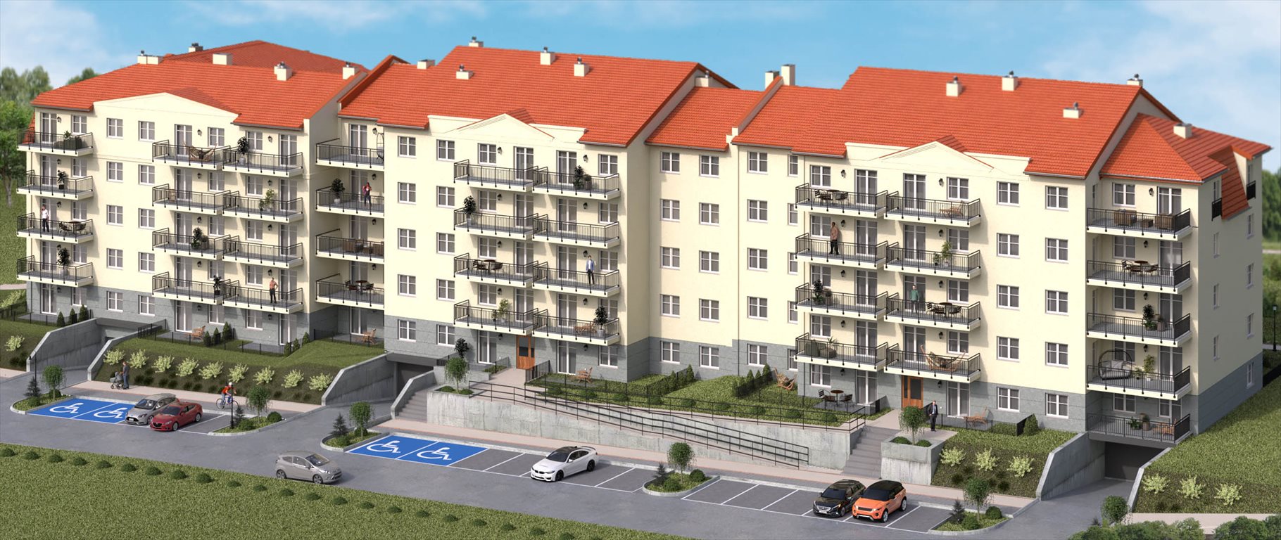 Mieszkanie dwupokojowe na sprzedaż Katowice, Apartamenty Słoneczne, Klimontowska 47  48m2 Foto 2