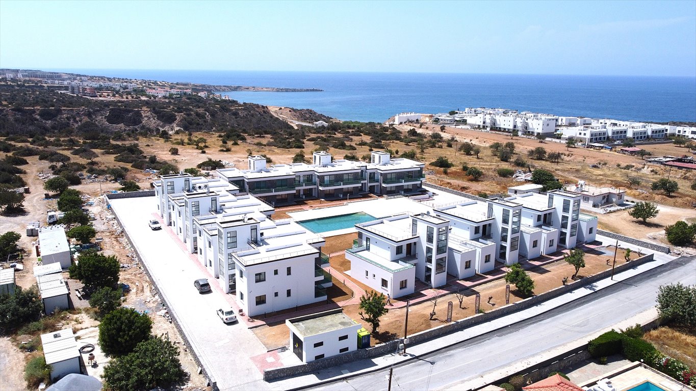 Widok na morze i góry, basen, sauna – apartament 1+1 Cypr, Bahçeli, Bahçeli, Girne, Cypr Północny  46m2 Foto 1