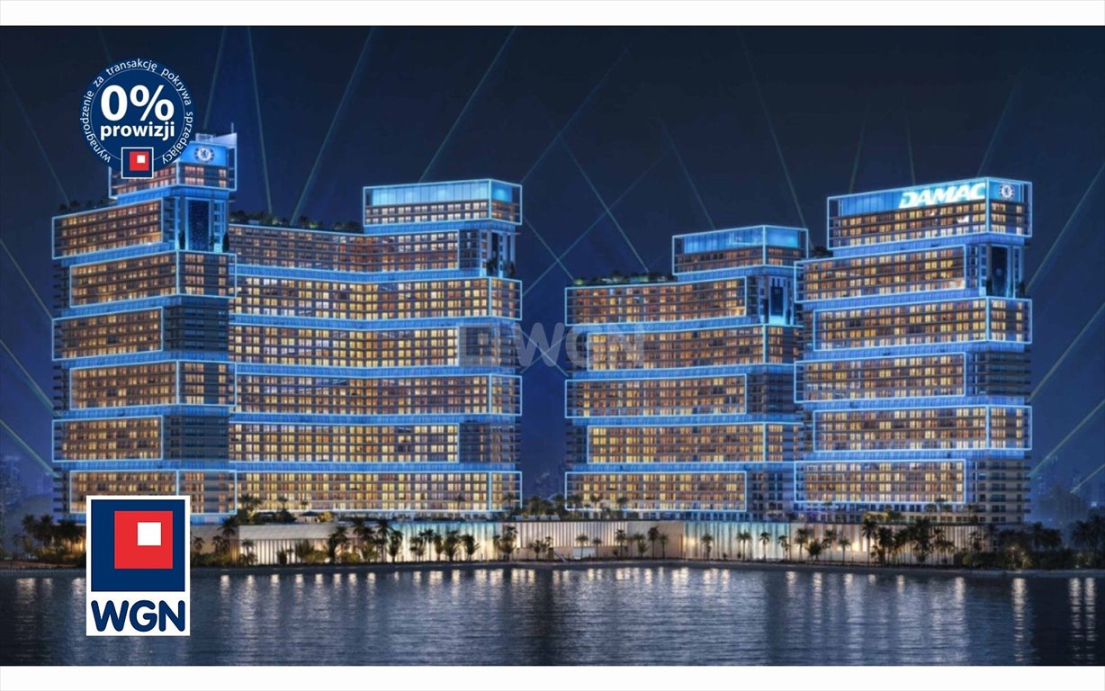 Nowoczesny apartament 73 m² z panoramicznymi oknami zapraszam Zjednoczone Emiraty Arabskie, Dubaj Wyspa Maritime City, Wyspa Maritime City, Maritime City  73m2 Foto 1