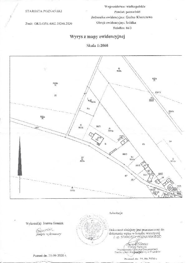 Działka budowlana na sprzedaż Śródka, Śródka gm. Kleszczewo  8 185m2 Foto 10