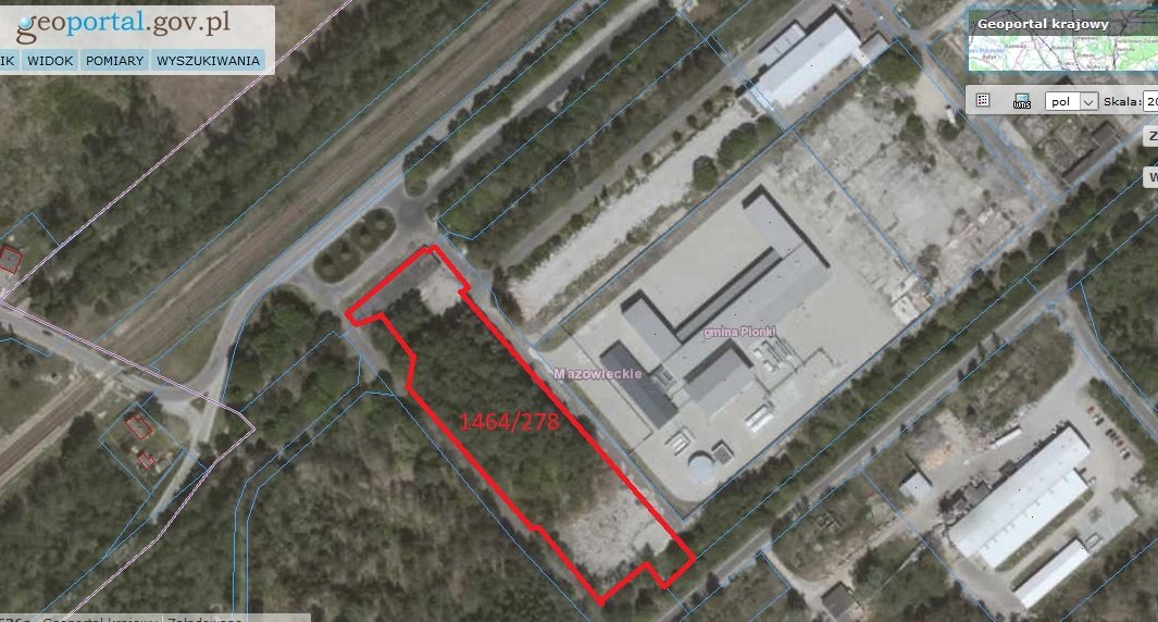 Działka przemysłowa 9115 m² z pozwoleniem na budowę - polecam! Pionki, Centralna Kolonia, Radomska 39  9 115m2 Foto 1
