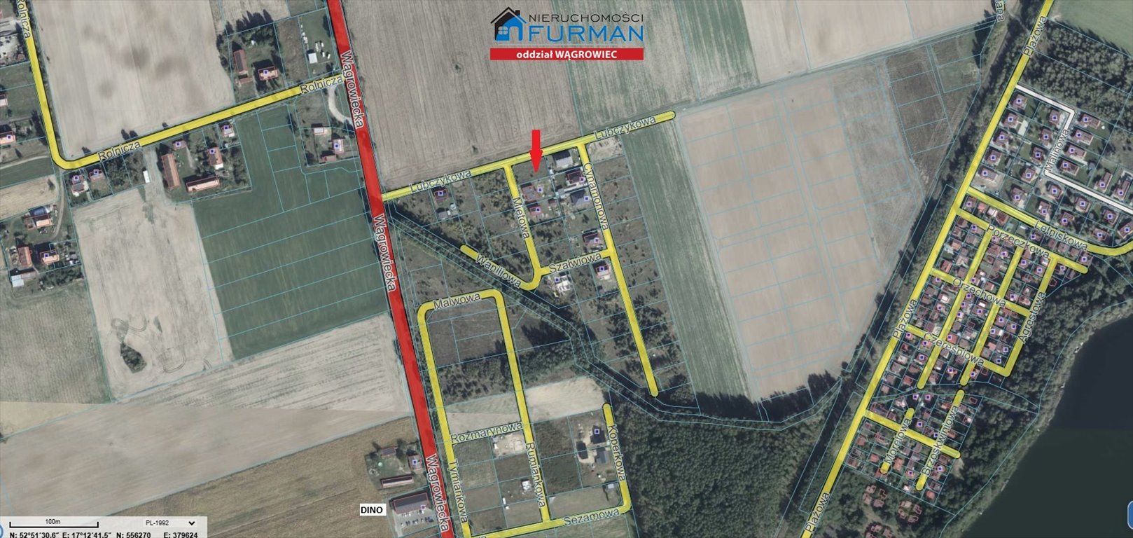 Działka 987 m² pod zabudowę jednorodzinną w Kobylcu Kobylec  987m2 Foto 1