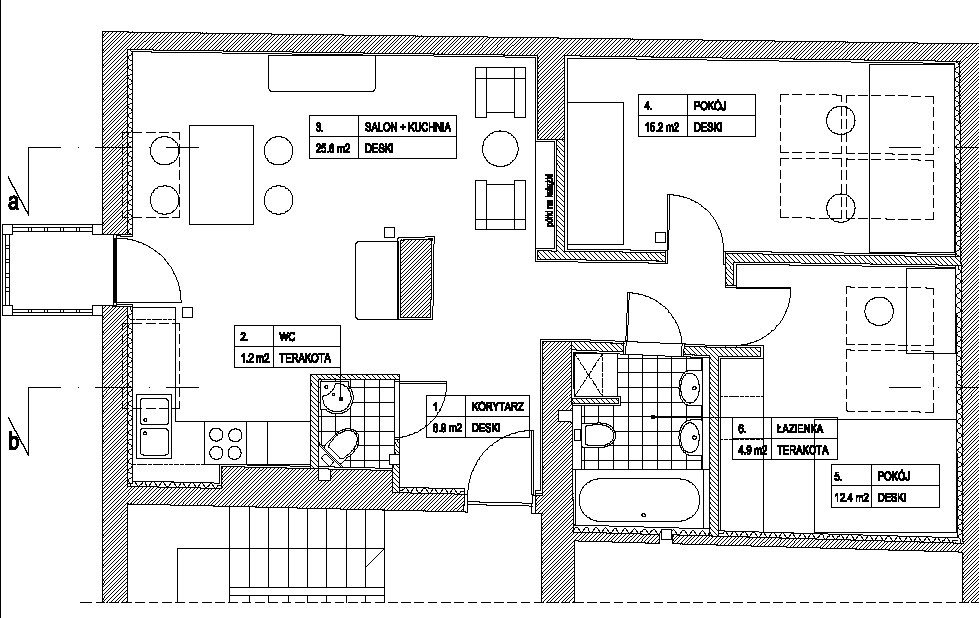 Mieszkanie trzypokojowe na wynajem Kraków, Krowodrza, Borelowskiego-Lelewela 14  70m2 Foto 13