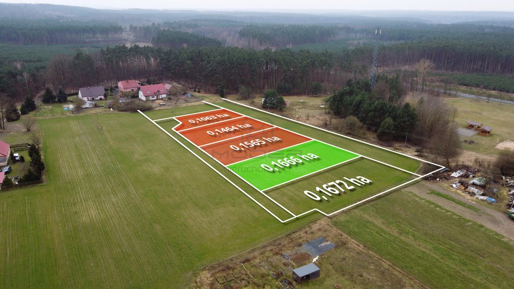 Działki pod domy jednorodzinne w Radachowie, 1666 m² Radachów  1 666m2 Foto 1