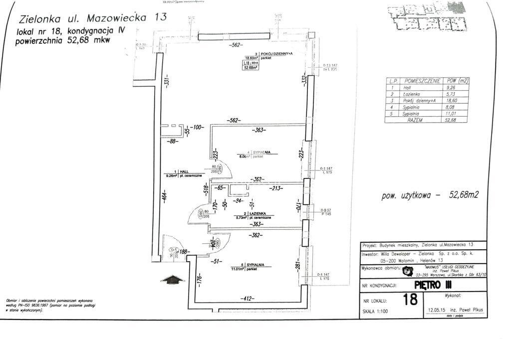 Mieszkanie dwupokojowe na sprzedaż Zielonka, Mazowiecka  53m2 Foto 17