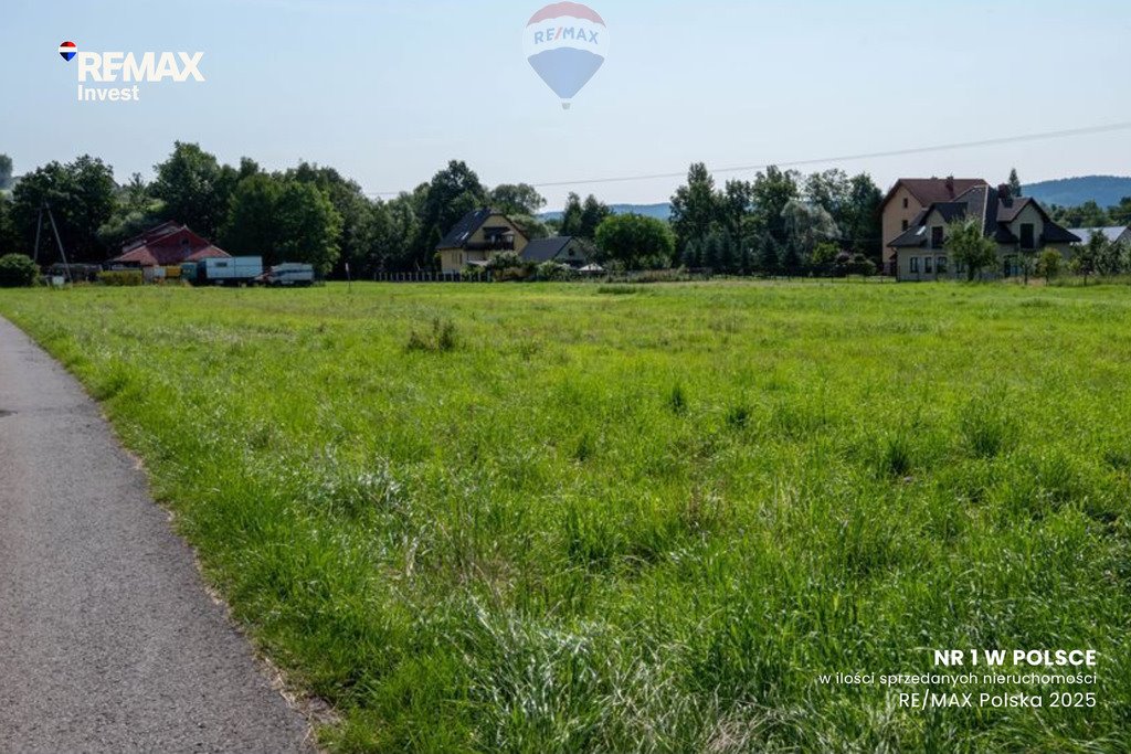 Działka budowlana w Łękawicy, 714 m2, MPZP, dostęp do drogi Łękawica  714m2 Foto 1