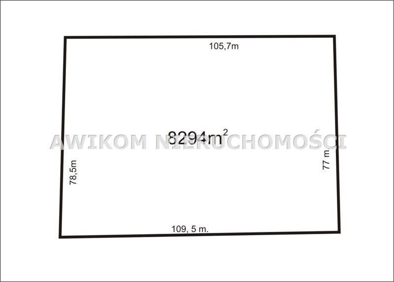 Działka rolna 8 294 m² przy osiedlu, asfalt, blisko sklepów Skierniewice, Rawka  8 294m2 Foto 1