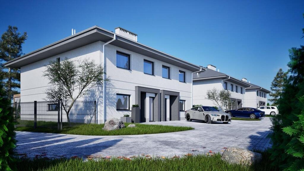 Na sprzedaż nowoczesny bliźniak 128 m² z ogródkiem w Bezrzeczu Bezrzecze  124m2 Foto 1