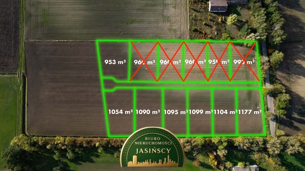Działki budowlane z mediami i warunkami zabudowy w Elżbiecinie Elżbiecin  1 177m2 Foto 1