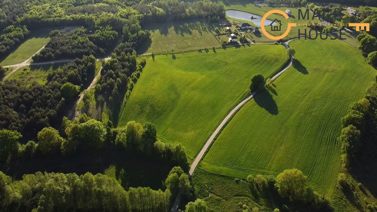 Działka budowlana w Hornikach Górnych – las, spokój i szybki dojazd Nowa Karczma, Horniki Górne  1 514m2 Foto 1