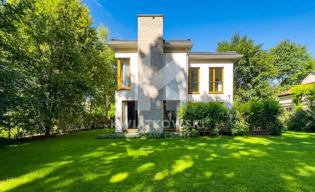 Nowoczesny dom 240 m² z lasem, garaż, 4 sypialnie, Wilanów Warszawa, Wilanów, Powsin, Opieńki  240m2 Foto 1