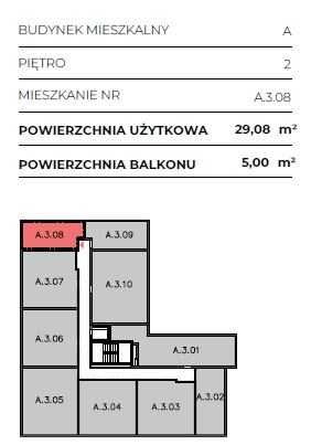 Kawalerka na sprzedaż Świdnica  29m2 Foto 4