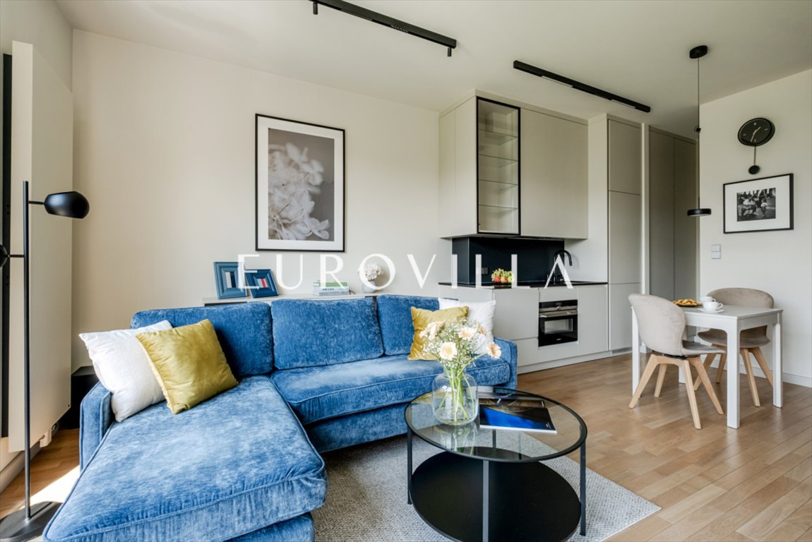 Nowoczesny 43 m² apartament z balkonem w Wilanowie: Warszawa Wilanów: Franciszka Klimczaka