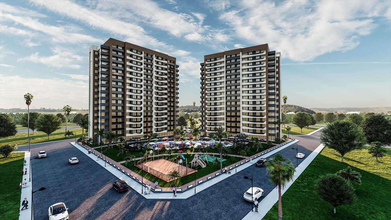 Nowoczesny apartament z basenem blisko plaży w Tömük Turcja, Tömük, Tömük, Erdemli, Mersin  70m2 Foto 1