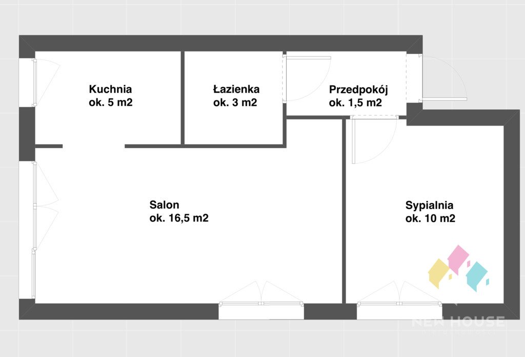 Mieszkanie dwupokojowe na sprzedaż Olsztyn, Kołobrzeska  36m2 Foto 6