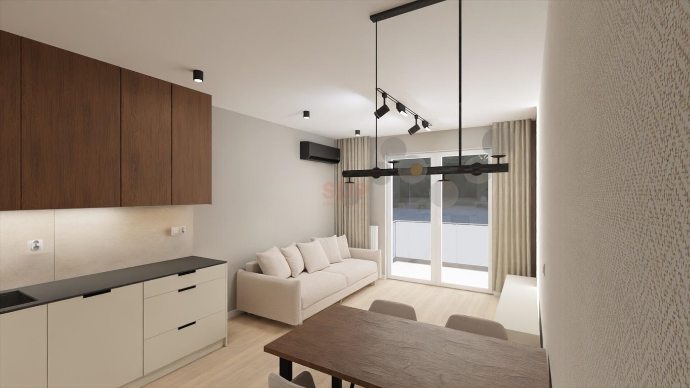 Nowoczesne 3-pokojowe mieszkanie z klimatyzacją i wykończeniem pod klucz Wrocław, Krzyki, Tarnogaj, Krakowska  58m2 Foto 1