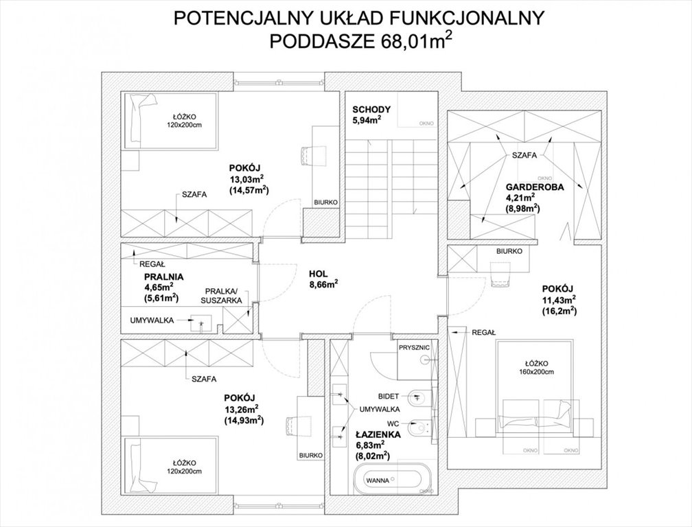 Dom na sprzedaż Olsztyn, Borsucza  165m2 Foto 10