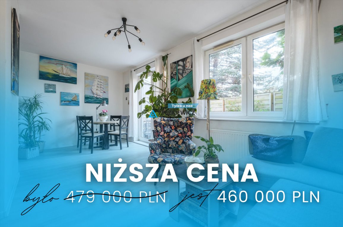 Przytulne 32,4 m² z ogródkiem i tarasem w Gdańsku Gdańsk, Kiełpinek, Przytulna  32m2 Foto 1