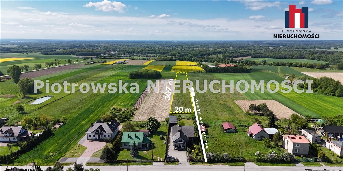 Działka budowlana 6120 m² w Zapolicach – spokój i media Zapolice  6 120m2 Foto 1