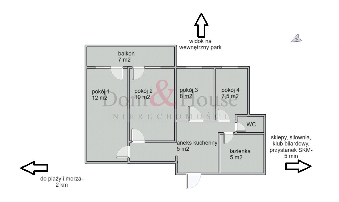 Mieszkanie trzypokojowe na sprzedaż Gdańsk, Zaspa, Dywizjonu 303  51m2 Foto 3