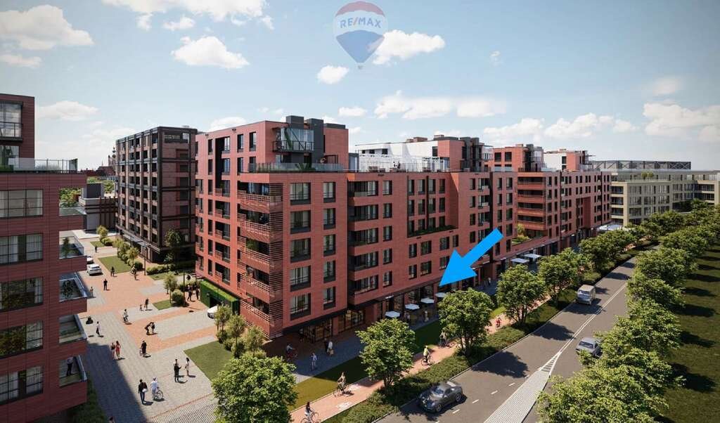 Lokal użytkowy na wynajem Gdańsk, Śródmieście, ks. Jerzego Popiełuszki  53m2 Foto 1