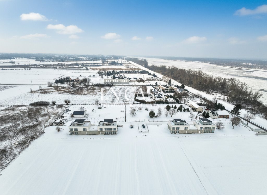 Nowoczesny bliźniak z oranżerią i widokiem na Wisłę Warszawa, Wilanów, Zawady, Włóki  248m2 Foto 1