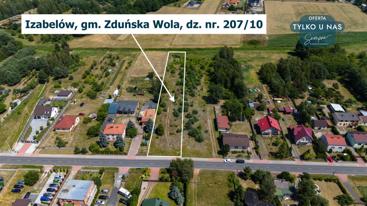 Działka rolna na sprzedaż Izabelów  3 417m2 Foto 1