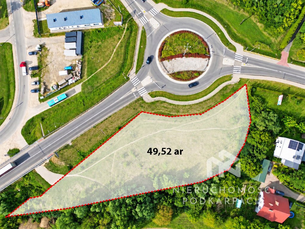 Działka 49,52 ar w Czudcu (blisko ronda i ul. Rzeszowskiej) Czudec, Rzeszowska  50m2 Foto 1