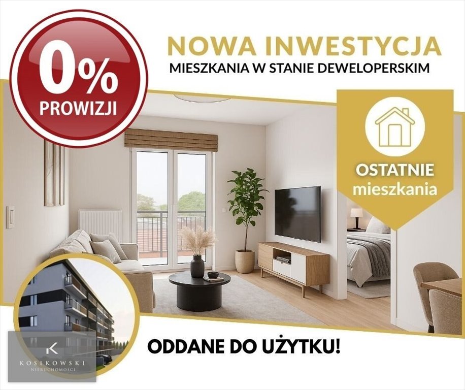 Mieszkanie dwupokojowe na sprzedaż Namysłów, centrum  41m2 Foto 1