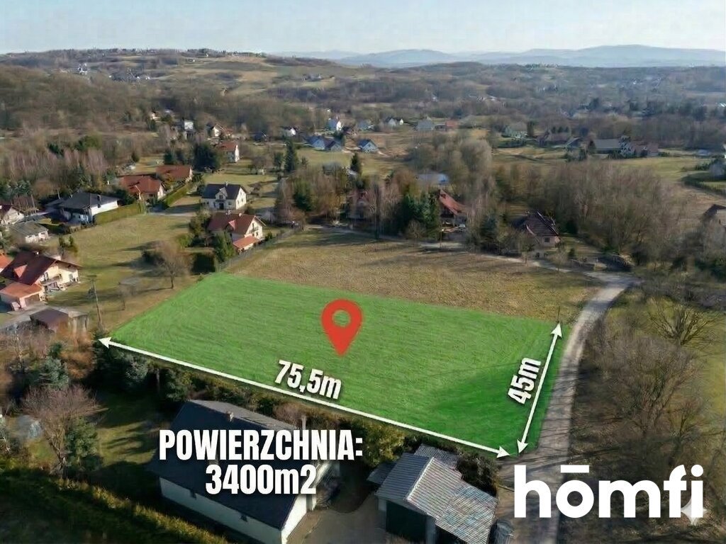Duża działka 34 arów w Pawlikowicach z potencjałem inwestycyjnym Pawlikowice  3 400m2 Foto 1