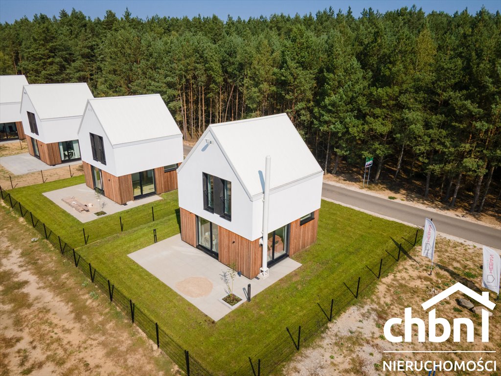 Zapraszam do obejrzenia nowoczesnego domu 62 m² w sercu Borów Tucholskich Cekcyn, Okoninek  62m2 Foto 1