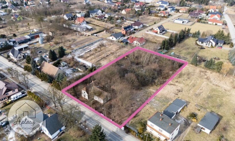 Działka budowlana 5000 m² z zabytkowym domem, media, plan Golęczewo, Dworcowa  5 000m2 Foto 1