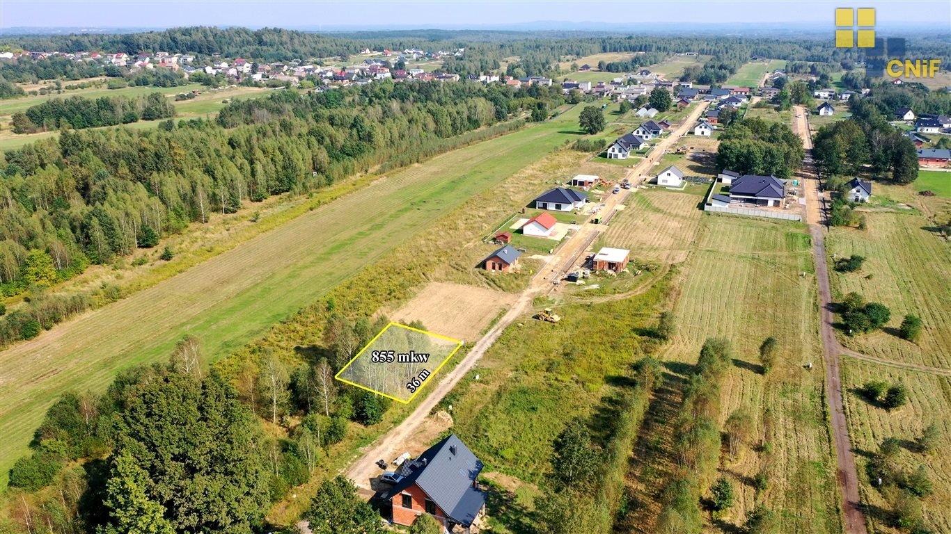 Działka pod zabudowę z mediami w Łyściu - polecam! Łysiec  855m2 Foto 1