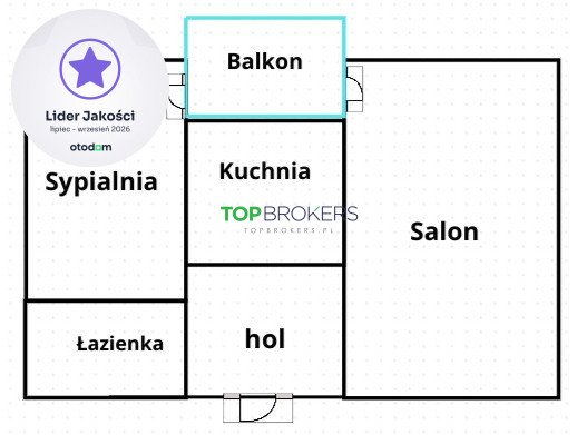 Na sprzedaż nowoczesne 2-pokojowe mieszkanie 46 m² w Warszawie Warszawa, Mokotów Stegny, Jana III Sobieskiego  46m2 Foto 1
