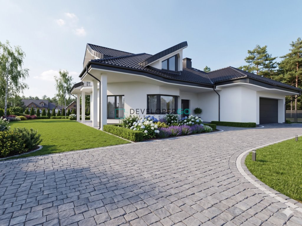 Nowoczesny dom 311 m² z dużą działką w Zawrocie-Nowiny Wysokie Mazowieckie  319m2 Foto 1
