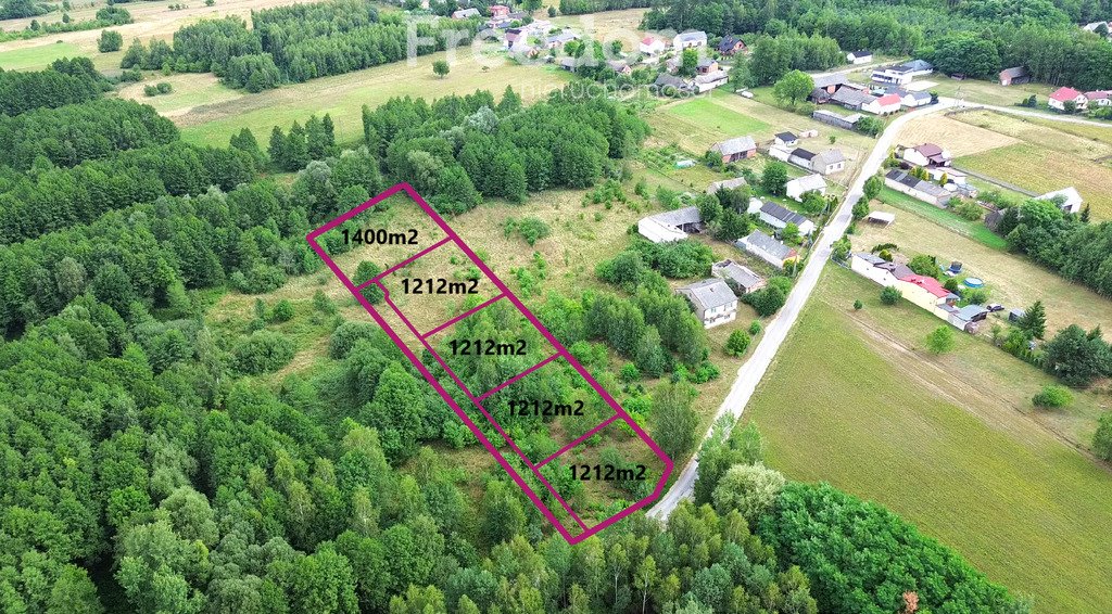 Na sprzedaż działki 1200 m² w Gertrudowie - las, prywatność Gertrudów  1 221m2 Foto 1