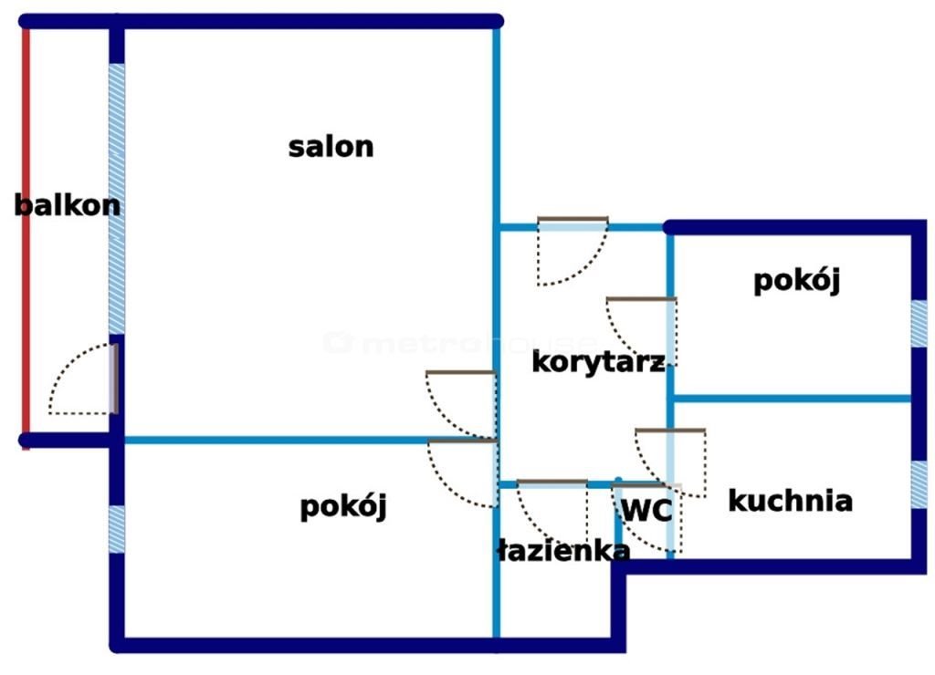 Mieszkanie trzypokojowe na sprzedaż Tuchola, Warszawska  61m2 Foto 17