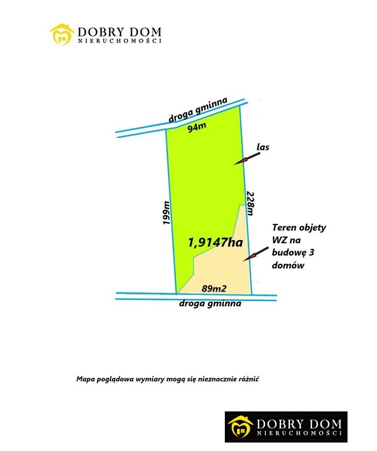 Działka budowlana na sprzedaż Iwanki, Rohozy  19 147m2 Foto 1